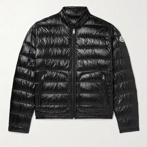 Men’s Moncler Shiny Black Puffer Jacket Size 5